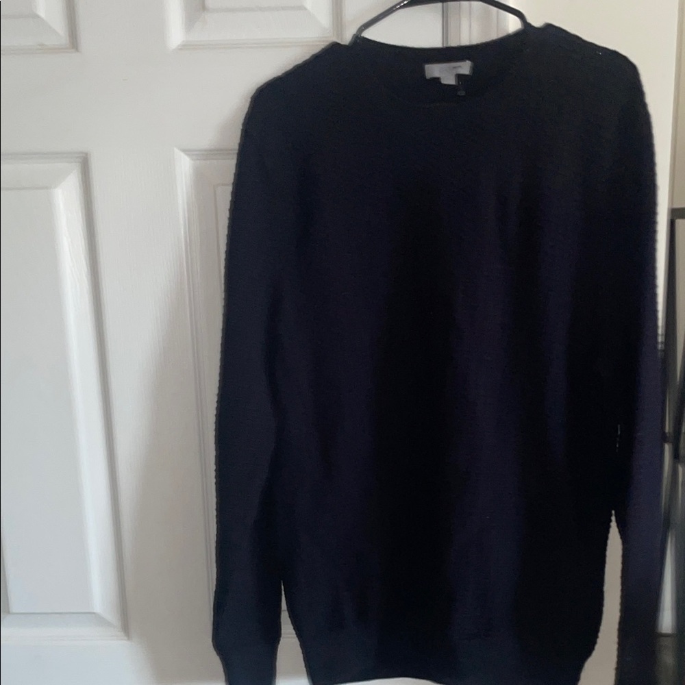 COS Wool Navy Blue Sweater